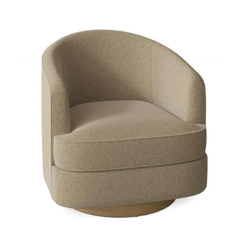 Tipsy Upholstered Swivel Barrel Chair
