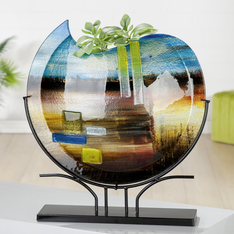 Clemon Handmade Glass Floor Vase