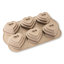 Non-Stick Novelty Tiered Hearts Cakelet Pan