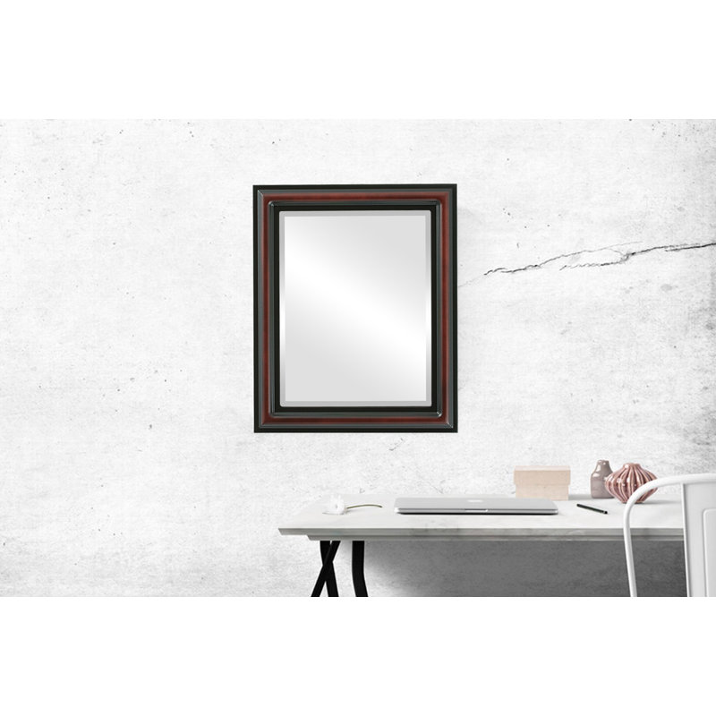 Miroir d'appoint Wivenhoe, H 19 po x l 15 po, Bois de rose