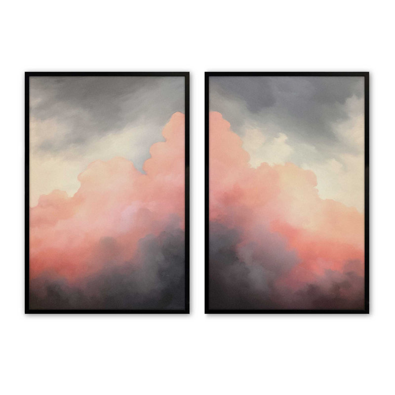 "Rosy Twilight" par Golden Glow Interiors 2 - Pièces sur papier, Noir satiné, H 11 po x l 9 po
