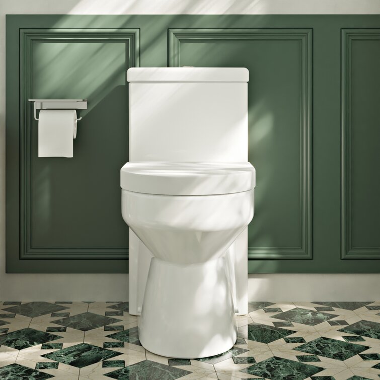 DeerValley Liberty Dual-Flush Round One-Piece Toilet (Seat Included) &  Reviews