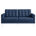 Faux Leather Navy