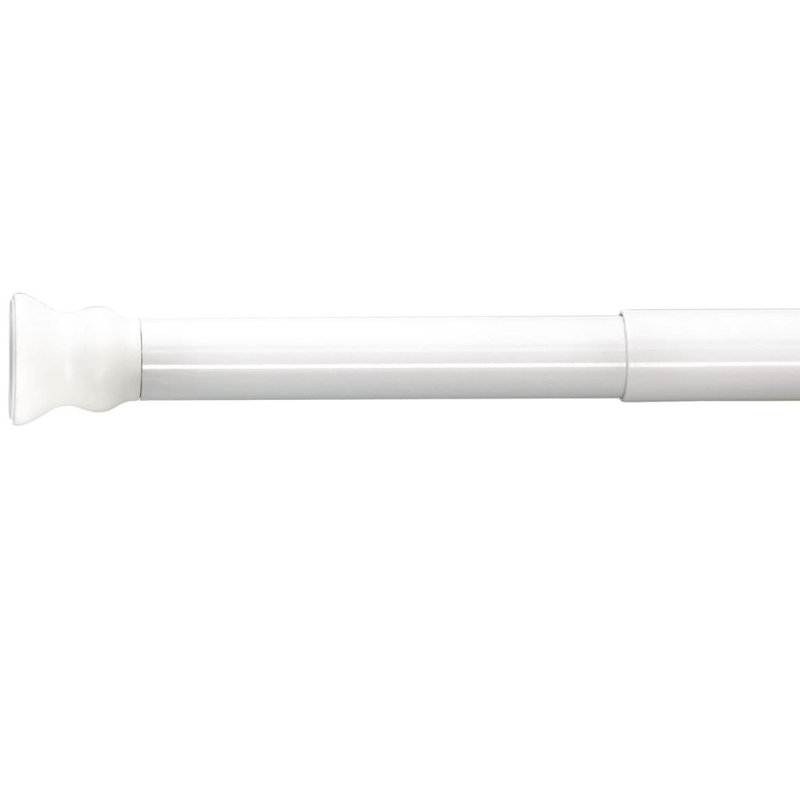 Ridder Telescopic Shower Curtain Rod 70-115cm White