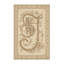 Tapis oriental traditionnel lavable à la machine Paizley Manuscript Illumination - beige-1460490442