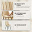 49 cm H Faux Leather Side Chair-305350731
