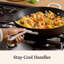 Hard-Anodized Nonstick 12" Jumbo Frying Pan with Lid