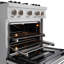 ZLINE 30" Classic Gas Range w/ 4 Burners & Convection Oven in DuraSnow Stainless Steel