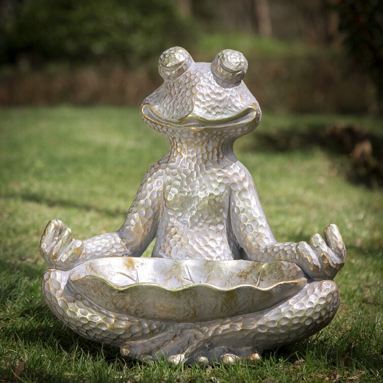 Trinx Caleb Frog Animals Magnesium Oxide Garden Statue & Reviews