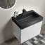 Meuble-lavabo simple mural 24 po avec plateau en mélamine Connon-199127022