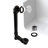 Twist and Close ABS Leg Tub Drain With 2-Hole Overflow-37145628