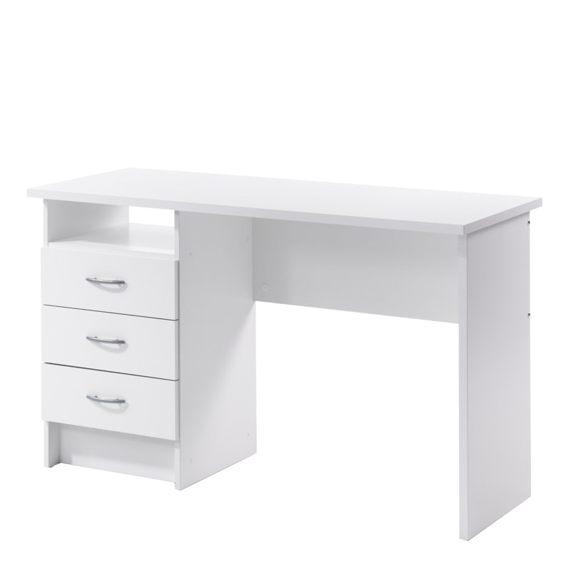 Gouge Computer Desk, White