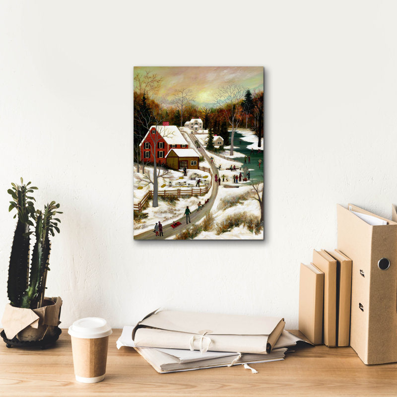 Toile épique Graffiti «March Twilight» par JL Munro, 12 po x 16 po
