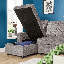 Kingston Upholstered L-shaped Sofa Bed & Chaise