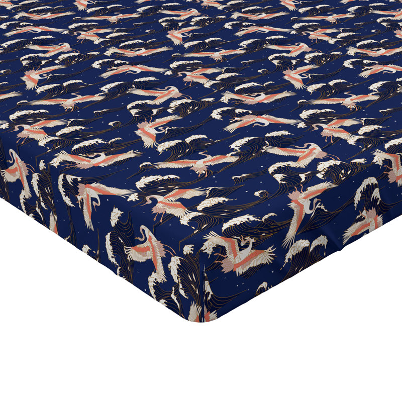 Drap-housse japonais Ambesonne, Drap-housse de taille simple