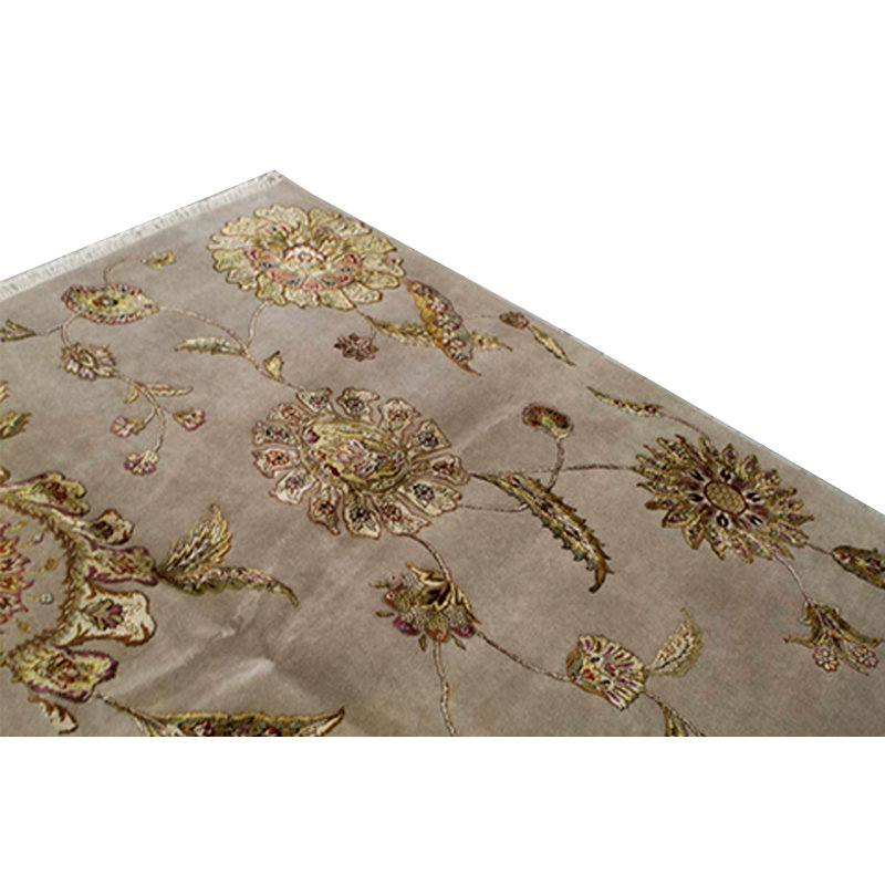Tapis chameau noué à la main de haute qualité