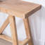 Farmhouse A- Frame Wood Console Table, 58.5"