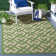 Arneshia Geometric Beige/Green Area Indoor/Outdoor Area Rug