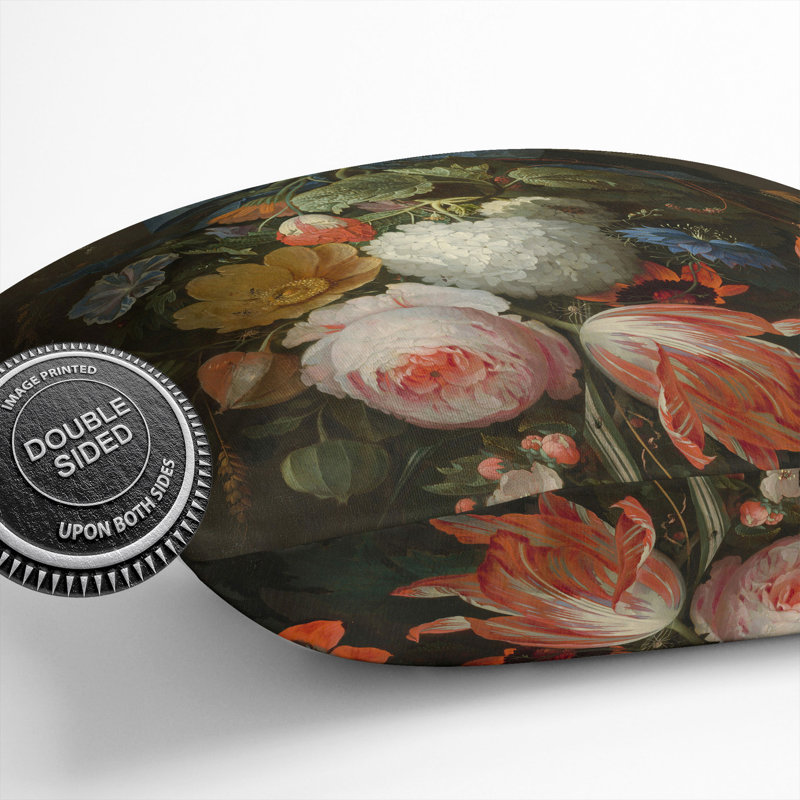 Still Life With Flowers Vol.1 Floral Square Throw Cushion, 40cm H x 40cm W x 15cm D