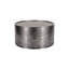 Table basse ronde avec finition nickel antique et design en fer martelé-1120040375