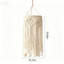 Luminaire suspendu bohémien en macramé de coton tissé à la main avec pampilles à franges, pour le salon de la chambre à coucher