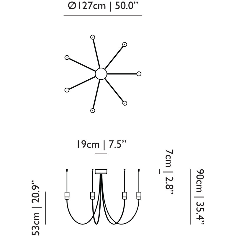 Gravity LED Chandelier, 7