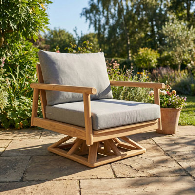 Seville Swivel Chair Granite Cushion