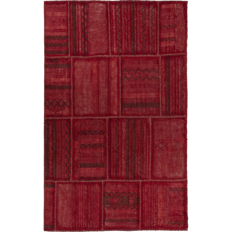 Gambrell Geometric Wool Hand Woven Area Rug, Rectangle 140 x 200cm