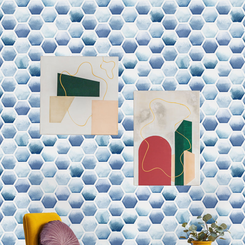 Rouleau de papier peint adhésif Higdon, L 16,67 po x l 25 po
