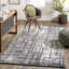 Tapis abstrait tissé à la machine Aastha-70048513