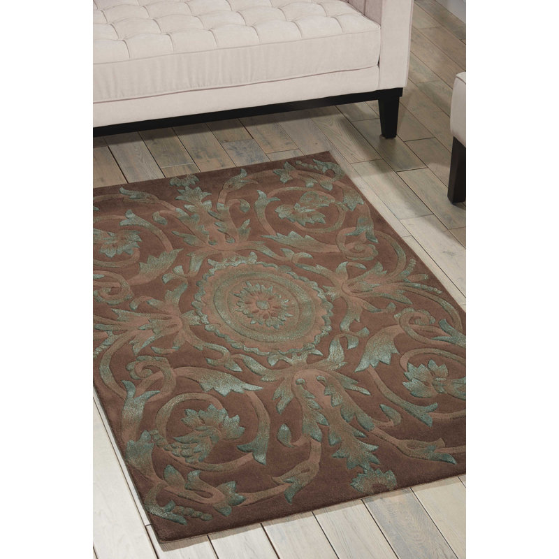 Djibril Wool Oriental Indoor Rug, Rectangle 9'6" x 13'6"
