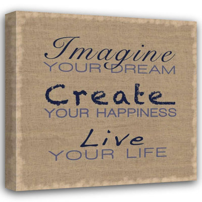 Trinx Gibbons, Lauren Gallery Wrapped Canvas Art Titled: Imagine Your Dream
