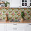 Mehi 30 x 30 cm PVC Singular Tile in Red/Green