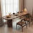 Simple Solid Wood Pine Rectangle Desk-2129586471
