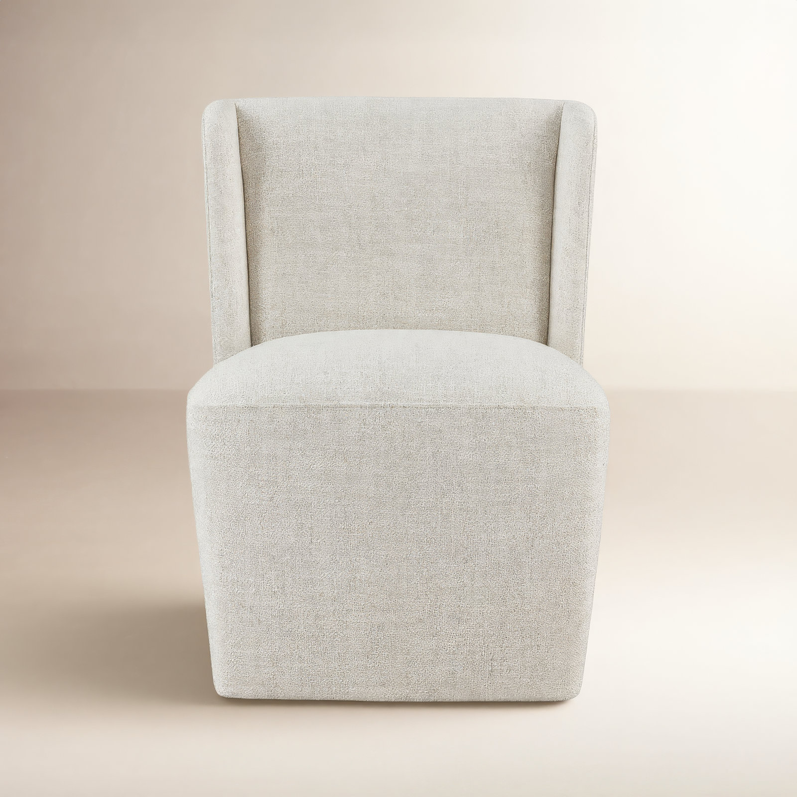 Ardeth Upholstered Side Chair, Nathan Wheat Performance Tweed, 33" H x 23.23" W x 26" D