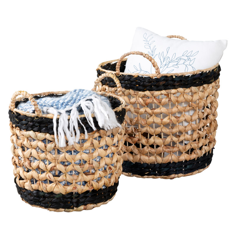 Beachcrest Home™ Wicker Decorative Basket