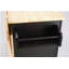 Îlot de cuisine avec chariot de cuisine, plateau en bois d'hévéa extensible, tablettes intérieures réglables pour divers ustensiles de cuisine, 3 grands tiroirs, porte-épices, porte-serviettes, nid d'abeille noir