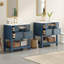 Ensemble de meuble-lavabo avec lavabo en céramique (séparé), ensemble de meuble-lavabo simple avec tiroirs-1019018477