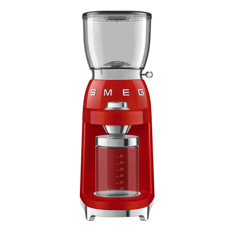 SMEG 50's Retro Style Coffee Grinder, Red
