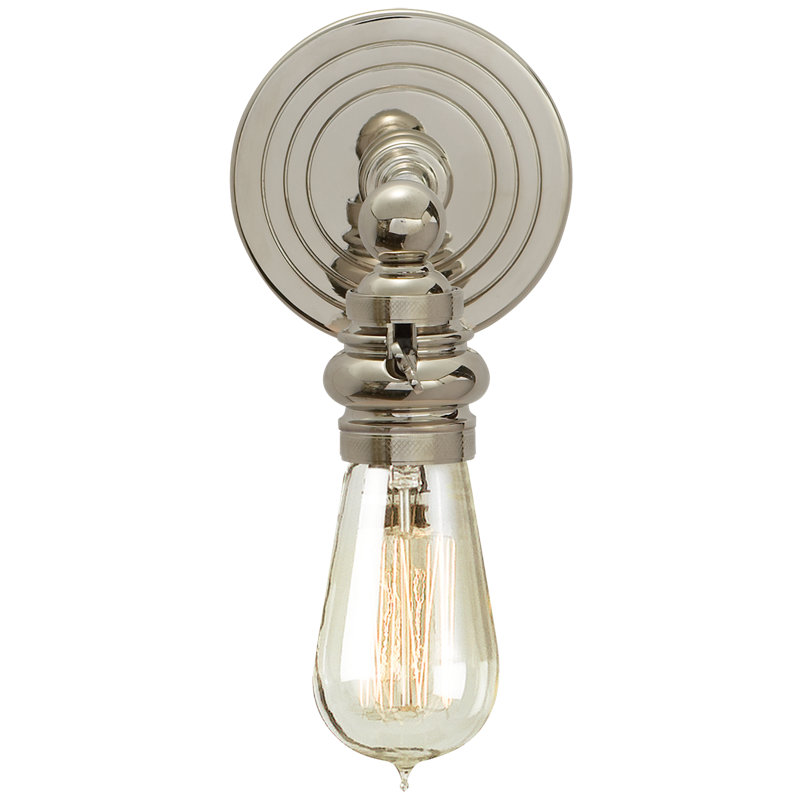 Boston 1 - Light Vanity Light, Polished Nickel