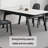 Small Family Dining Table And Chairs 4 - Person Four Leg Dining Set-100613687