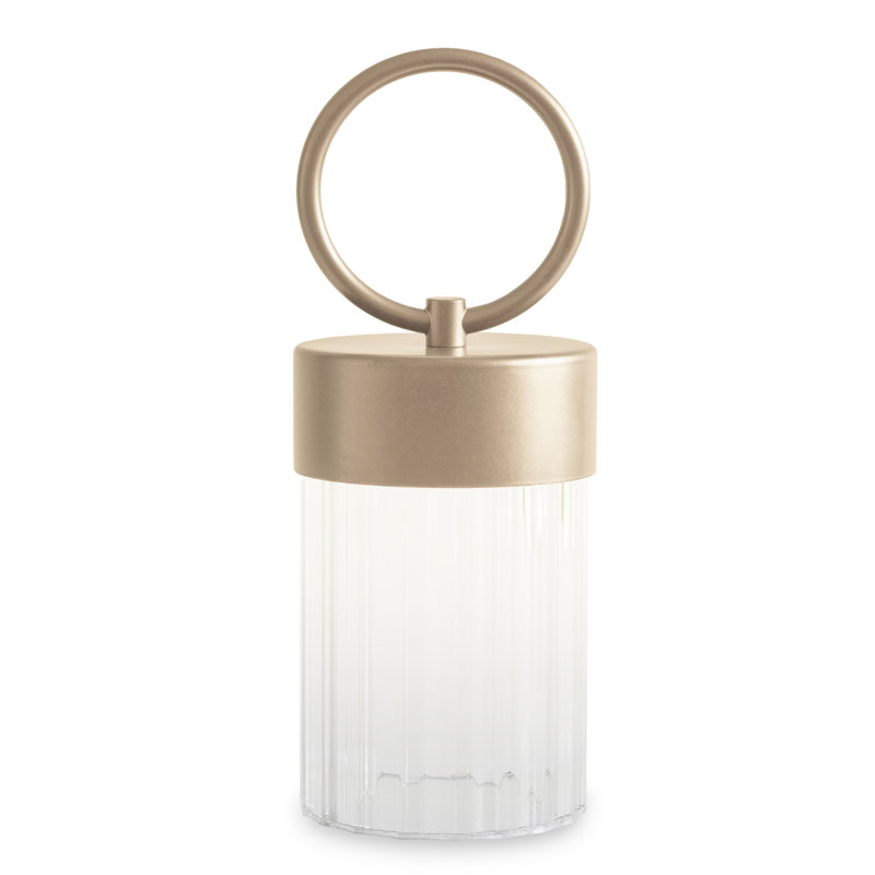 Claretta Battery Lamp, Golden Nickel