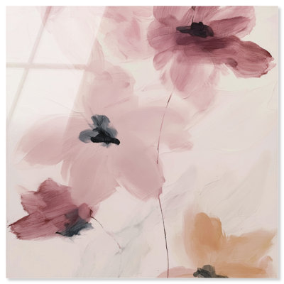 Roseate Dream I Acrylic Print Bedroom Wall Art by Art Remedy, Ready to Hang, 24 x 24