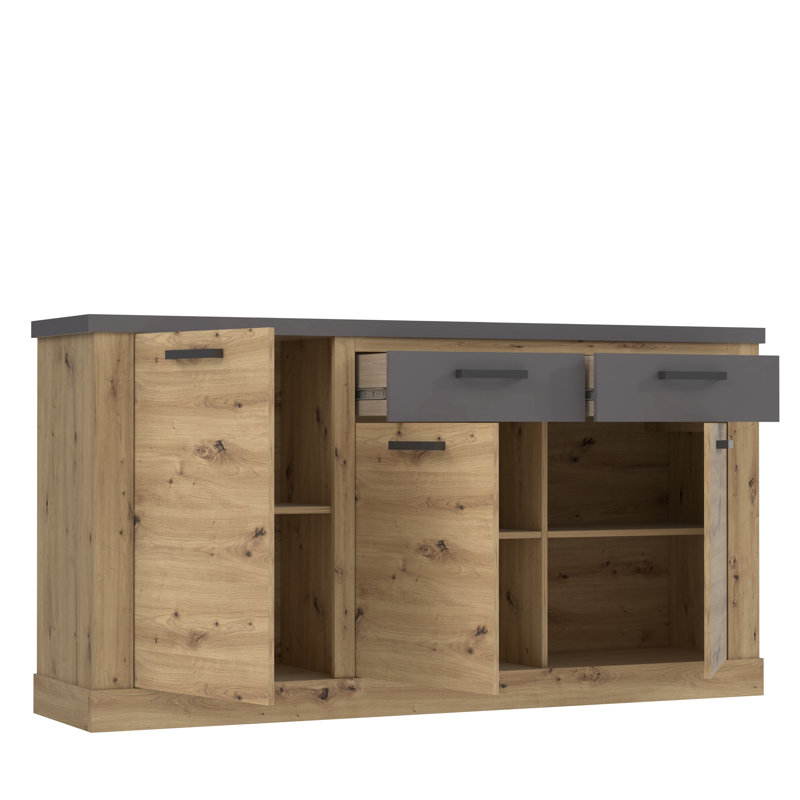 67.8'' Sideboard, Brown/Gray