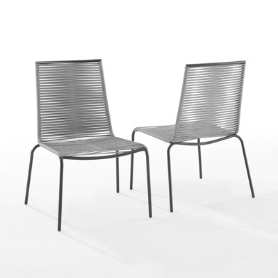 Bettis Stacking Patio Dining Side Chair by Latitude Run