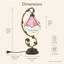 Lampe de table style Tiffany Flora