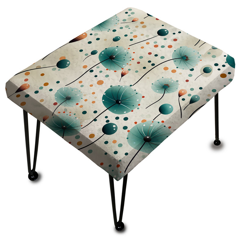 Dreams Motif à pois II - Repose-pieds rectangulaire à pois