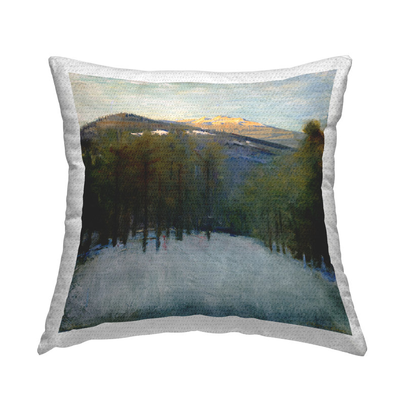 Coussin décoratif imprimé Winter Winter Scene par Abbott Handerson Thayer