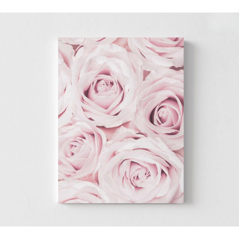 Imprimé botanique, fleur pastel douce, H 48 po x l 36 po, Impression sans cadre, Ne s’applique pas