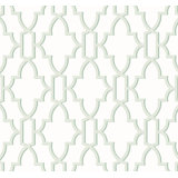 Luxe Haven Coastal Lattice 18' L x 27" W Smooth Peel and Stick Wallpaper Roll